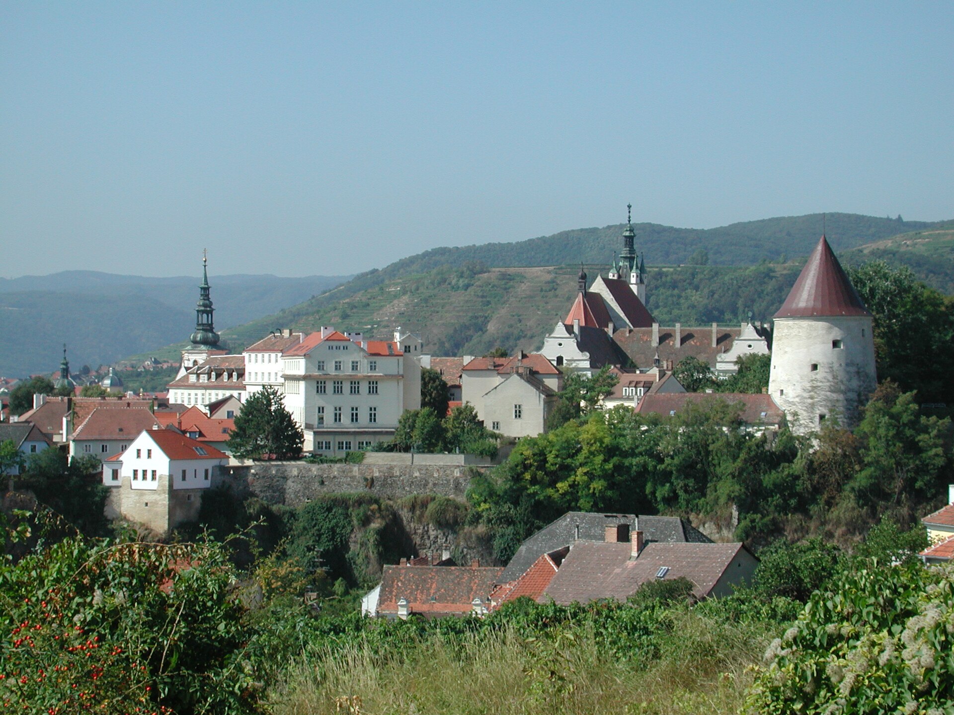 Blick über die Altstadt von Krems